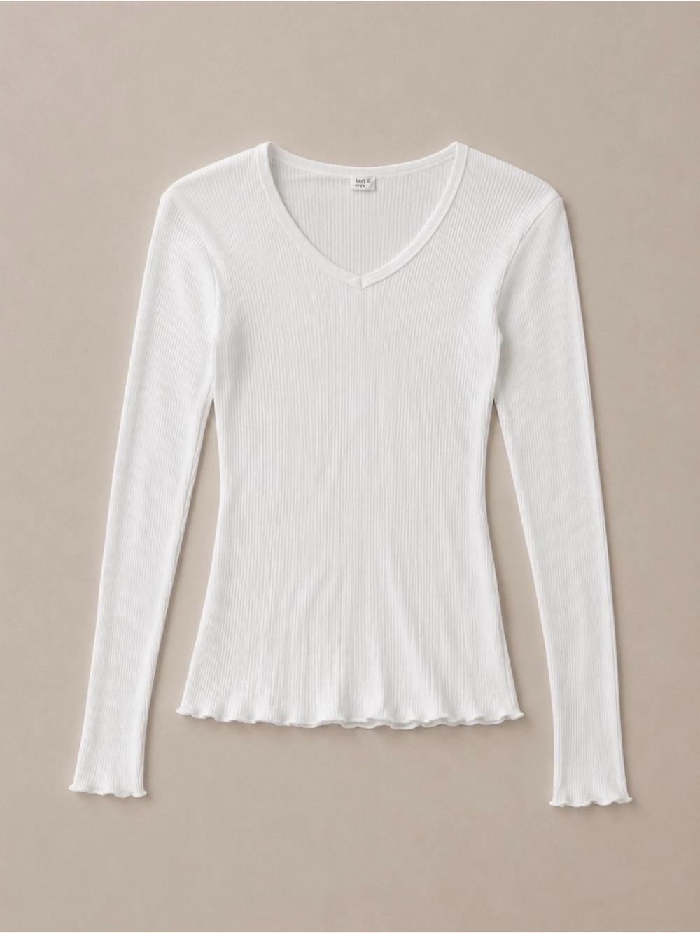 Zimmerli Switzerland 100% Cotton Base Layer Rib Knit Tee Stretch White XS